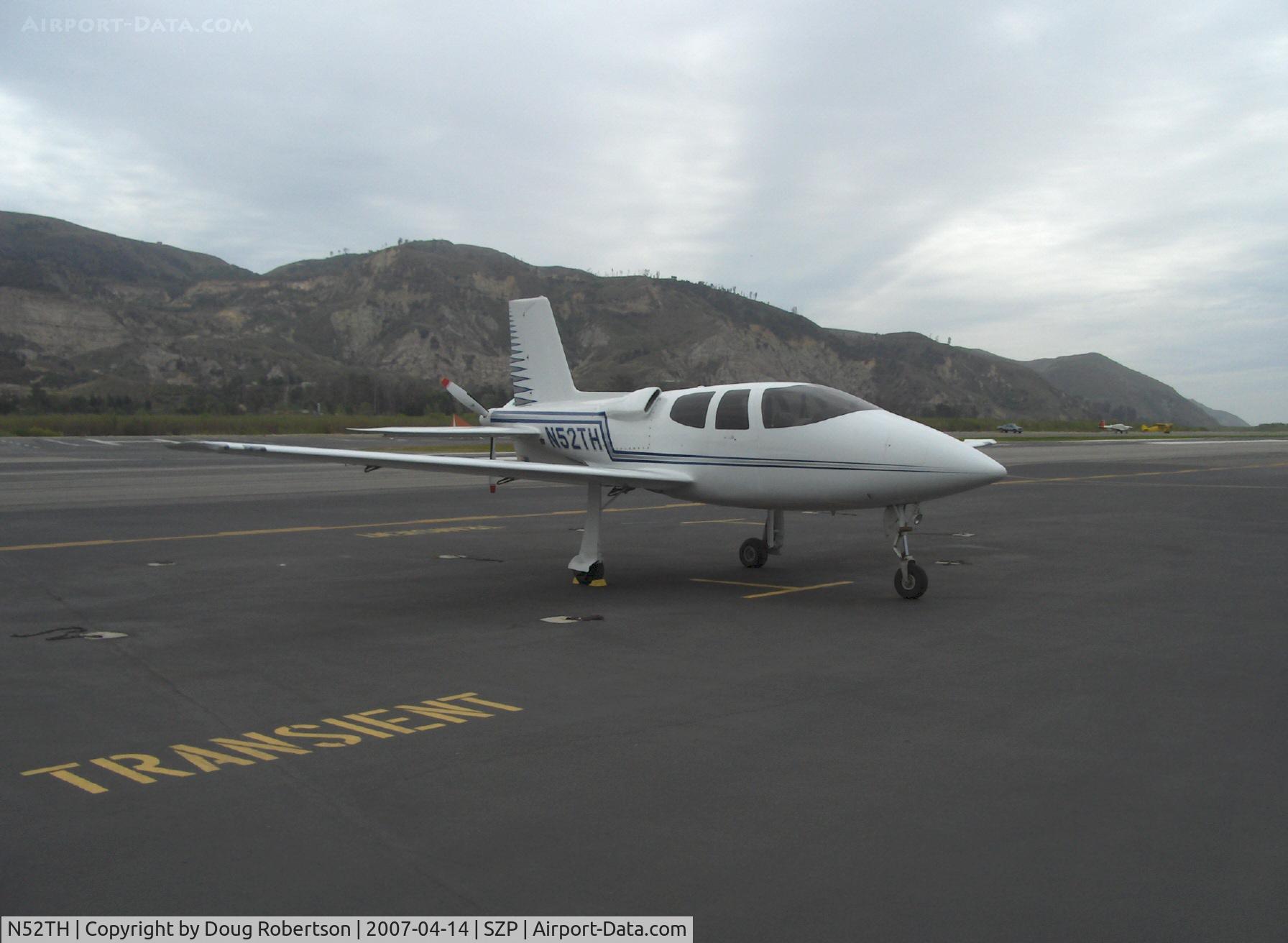 N52TH, 1999 Cirrus VK-30 C/N 143, 1999 Hastings Cirrus Design VK-30, Continental IO-550 pusher tri-blade prop