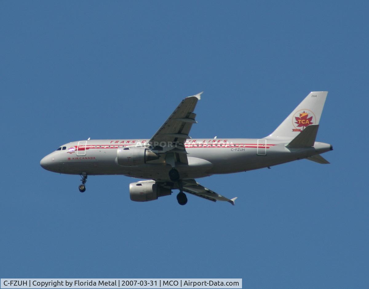 C-FZUH, 1997 Airbus A319-114 C/N 711, TCA Colors