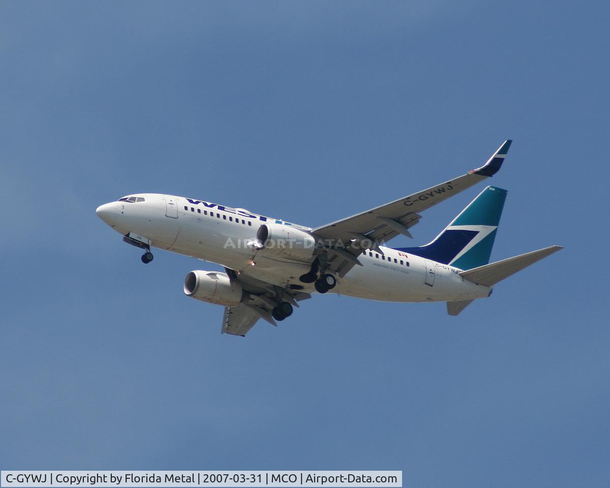 C-GYWJ, 2006 Boeing 737-7CT C/N 32772, West Jet