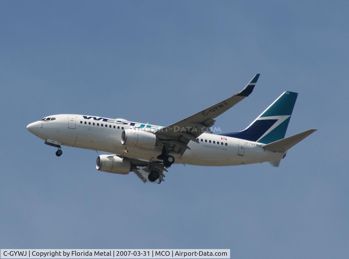 C-GYWJ, 2006 Boeing 737-7CT C/N 32772, West Jet