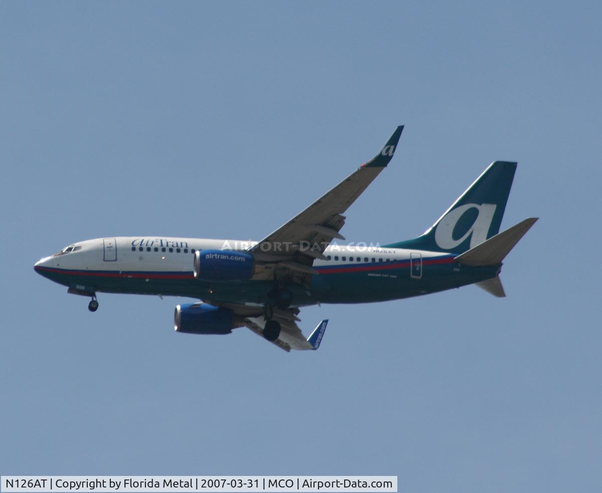 N126AT, 2004 Boeing 737-76N C/N 32679, Air Tran