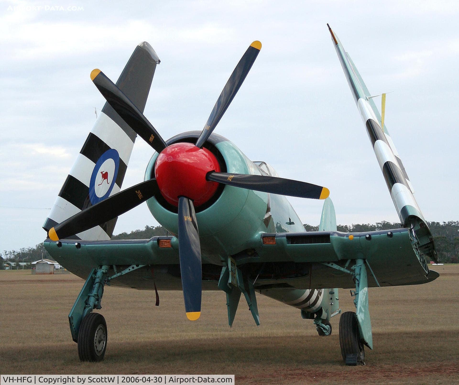 VH-HFG, Hawker Sea Fury T.20 C/N 37731, This aircraft has now been sold and has since been shipped to Colarado Springs US. If any one has any shots of this wonderful aircraft flying please post a pic.
