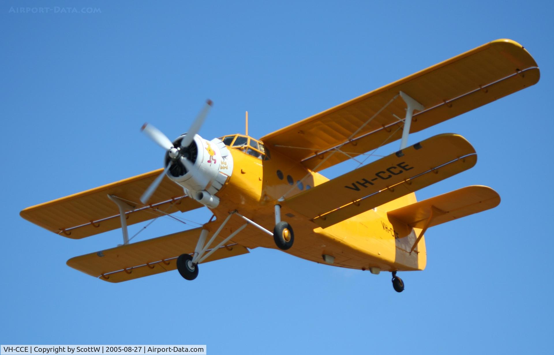 VH-CCE, 1989 Antonov An-2TP C/N 1G234-09, The omly flying AN-2 in Australia