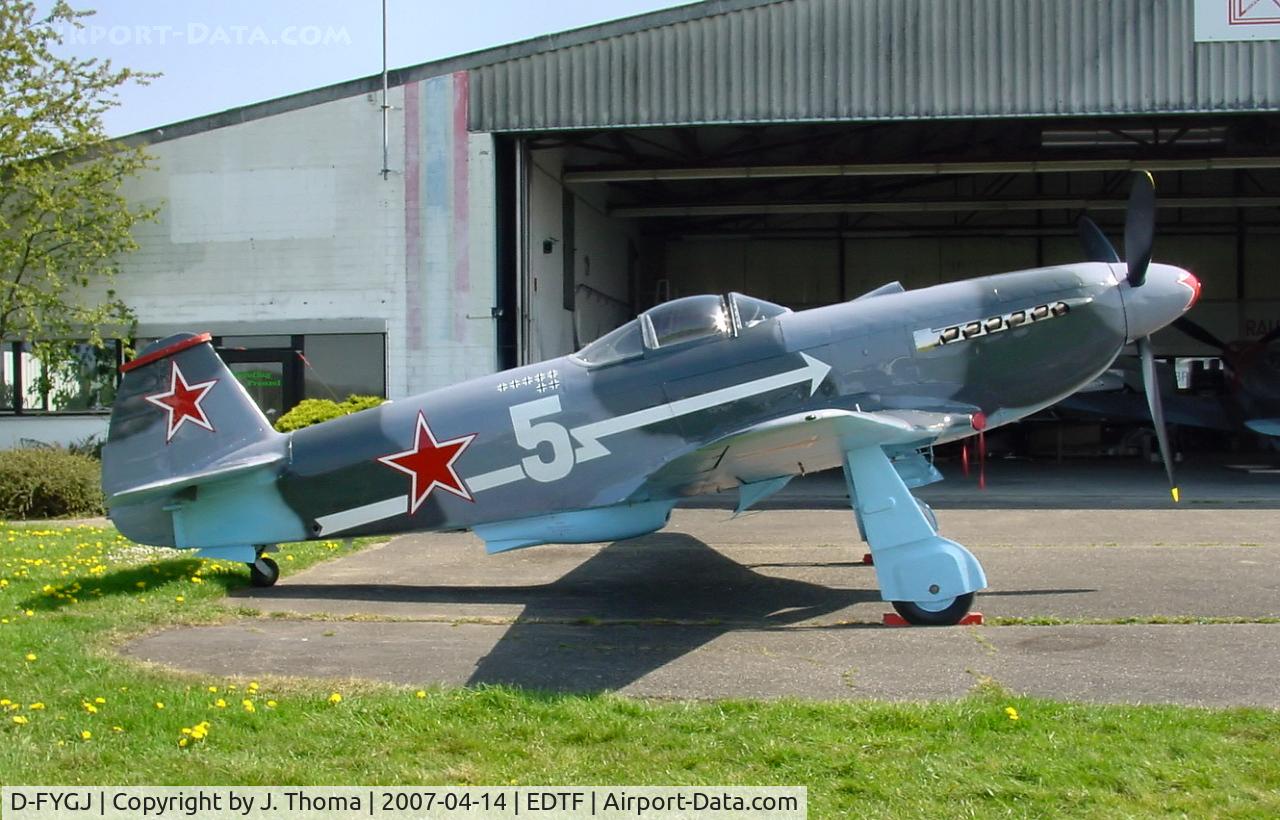 D-FYGJ, 1996 Yakovlev Yak-3U C/N 0470204, Yakovlev YAK-3U