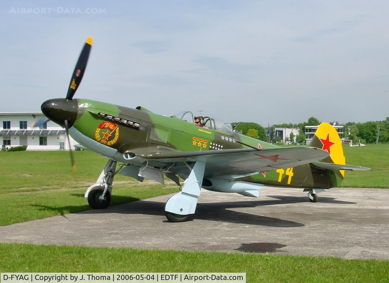 D-FYAG, Yakovlev Yak-3U C/N 0470103, Yakovlev YAK-3U