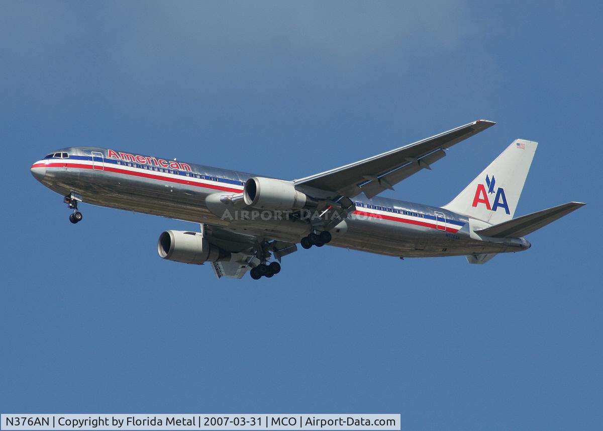 N376AN, 1992 Boeing 767-323 C/N 25445, American 767-300
