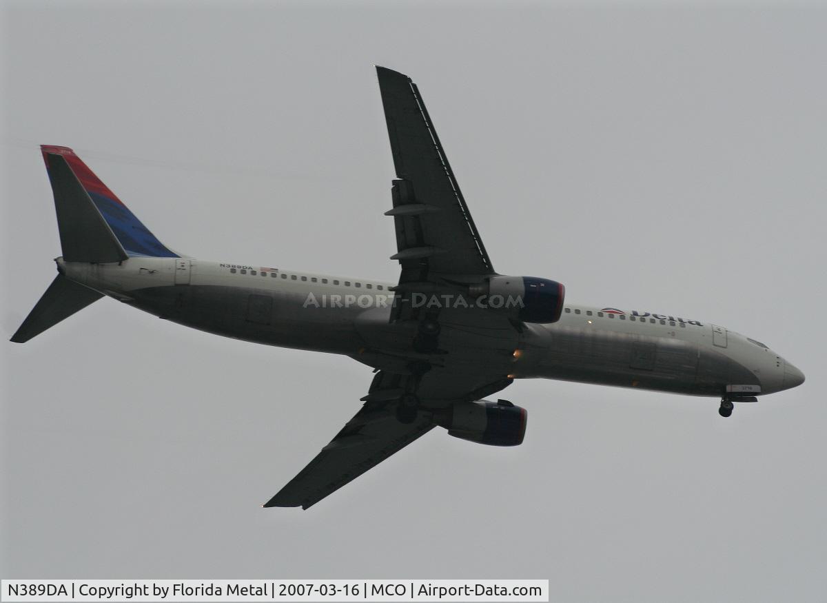 N389DA, 2000 Boeing 737-832 C/N 30376, Delta