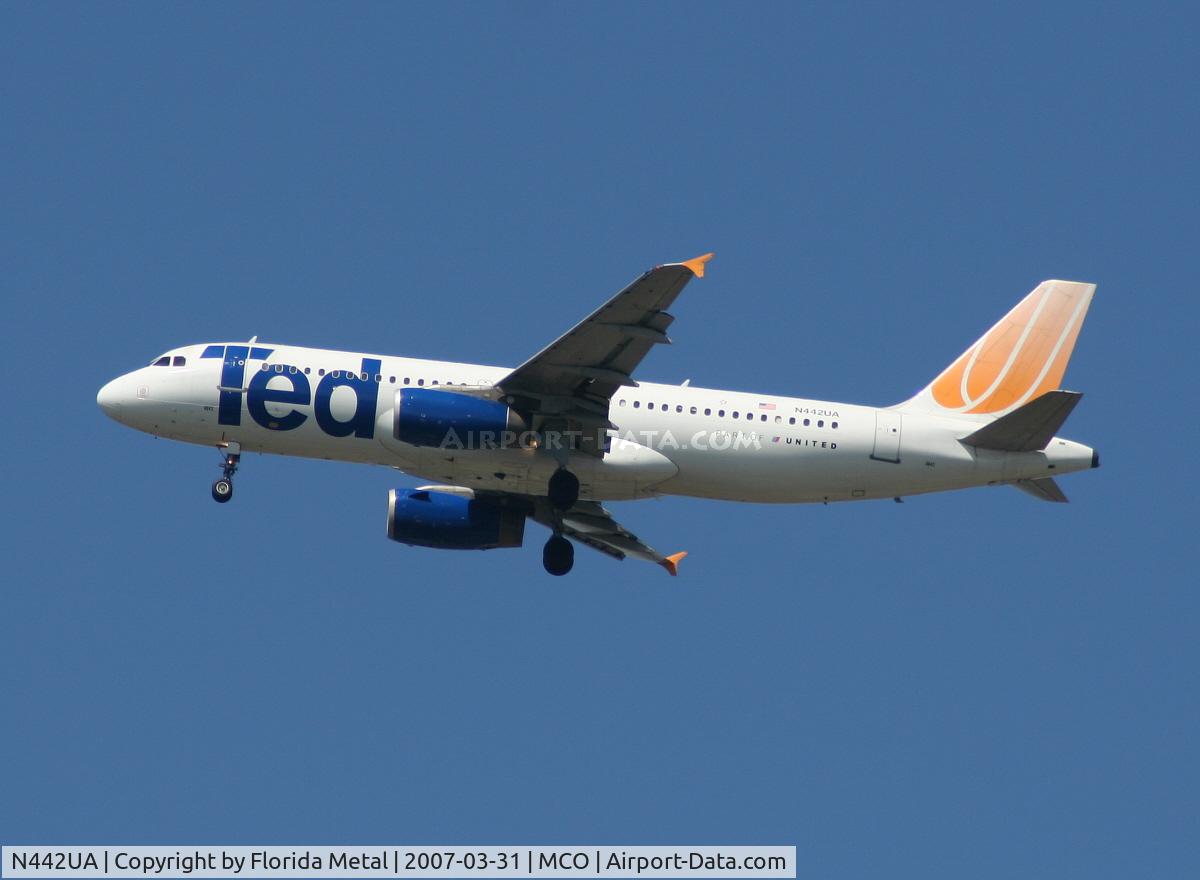 N442UA, 1998 Airbus A320-232 C/N 780, Ted