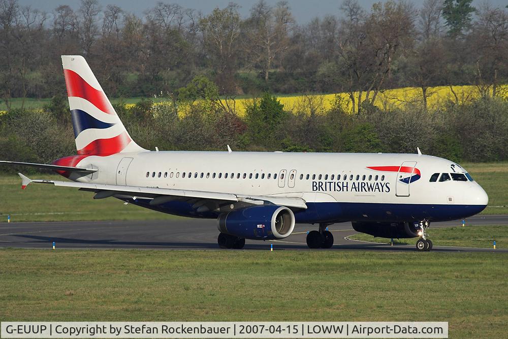 G-EUUP, 2003 Airbus A320-232 C/N 2038, BA in nice light.