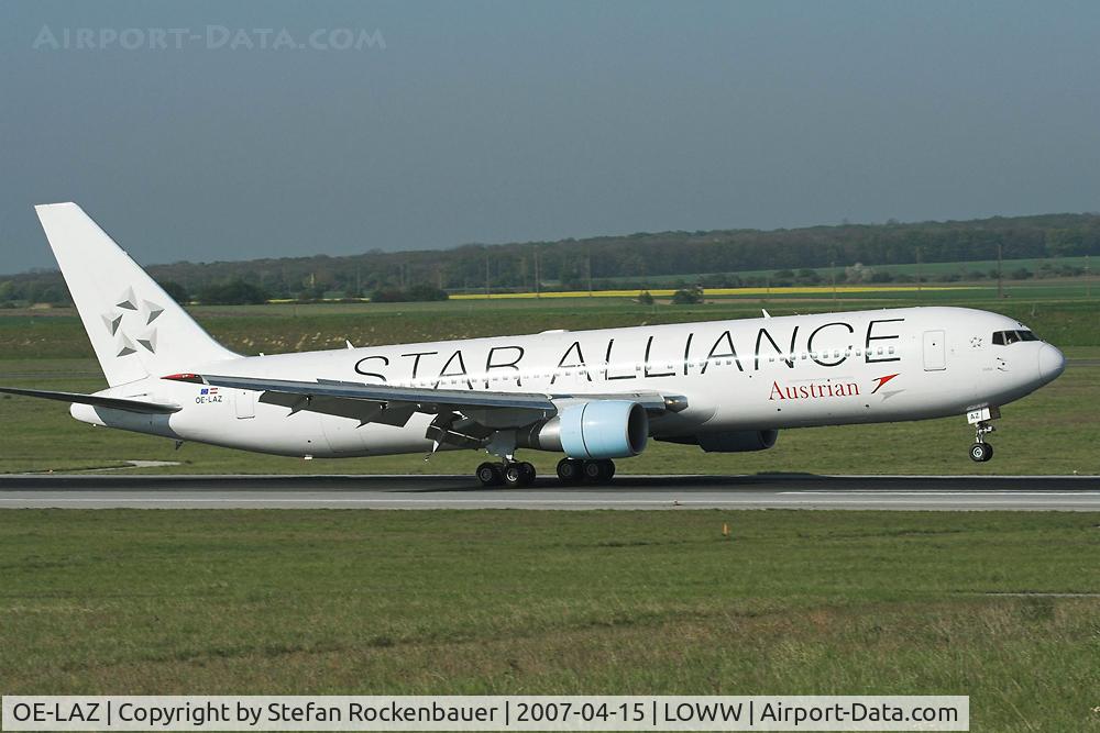 OE-LAZ, 1999 Boeing 767-3Z9 C/N 30331, 767 in perfect light.