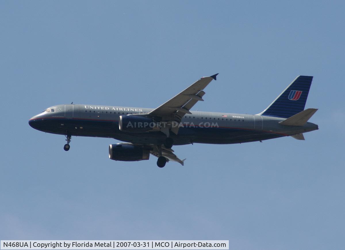 N468UA, 2000 Airbus A320-232 C/N 1363, United
