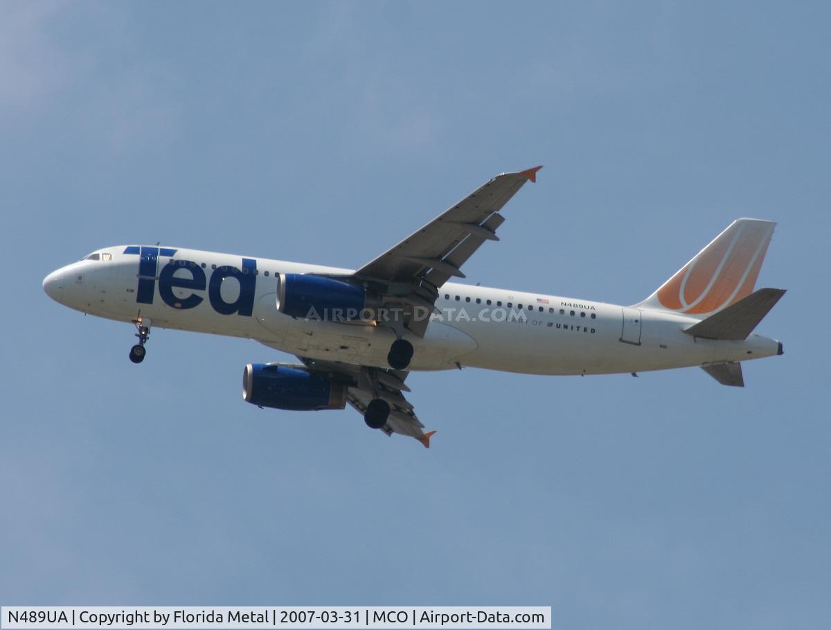 N489UA, 2002 Airbus A320-232 C/N 1702, United