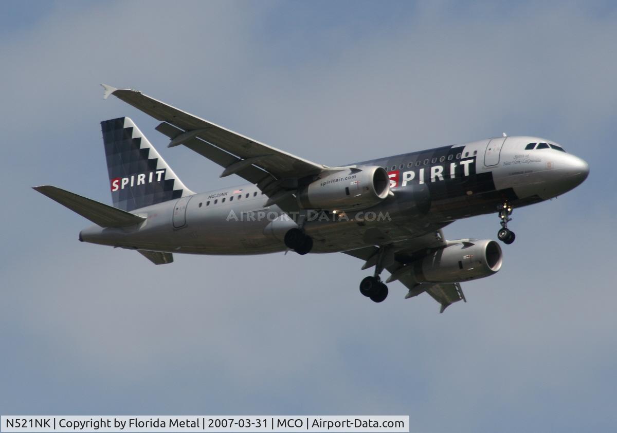 N521NK, 2006 Airbus A319-132 C/N 2797, Spirit