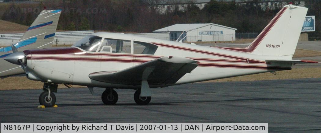 N8167P, 1963 Piper PA-24 C/N 24-3423, 1963 Piper PA-24 in Danville Va.