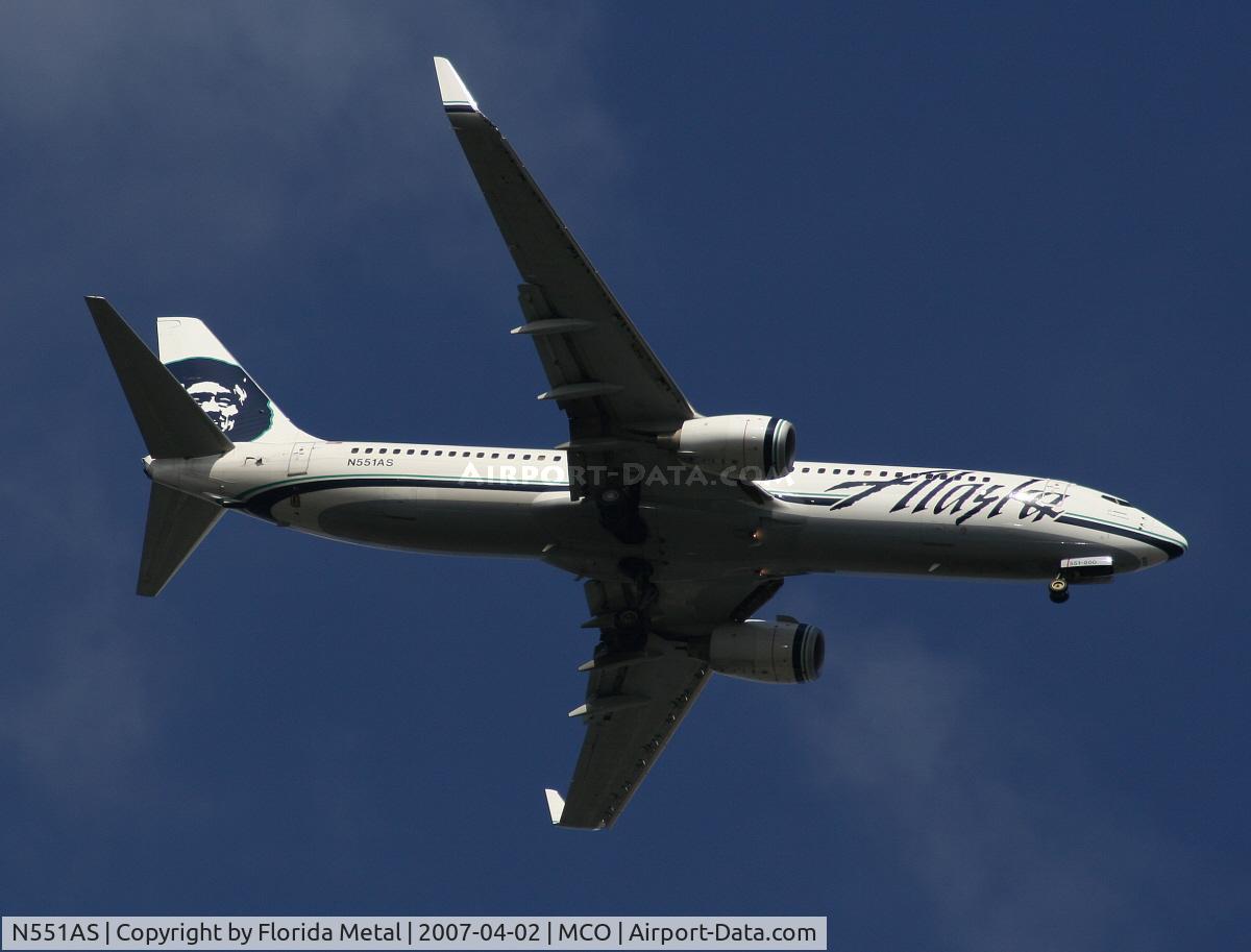 N551AS, 2006 Boeing 737-890 C/N 34593, Alaska