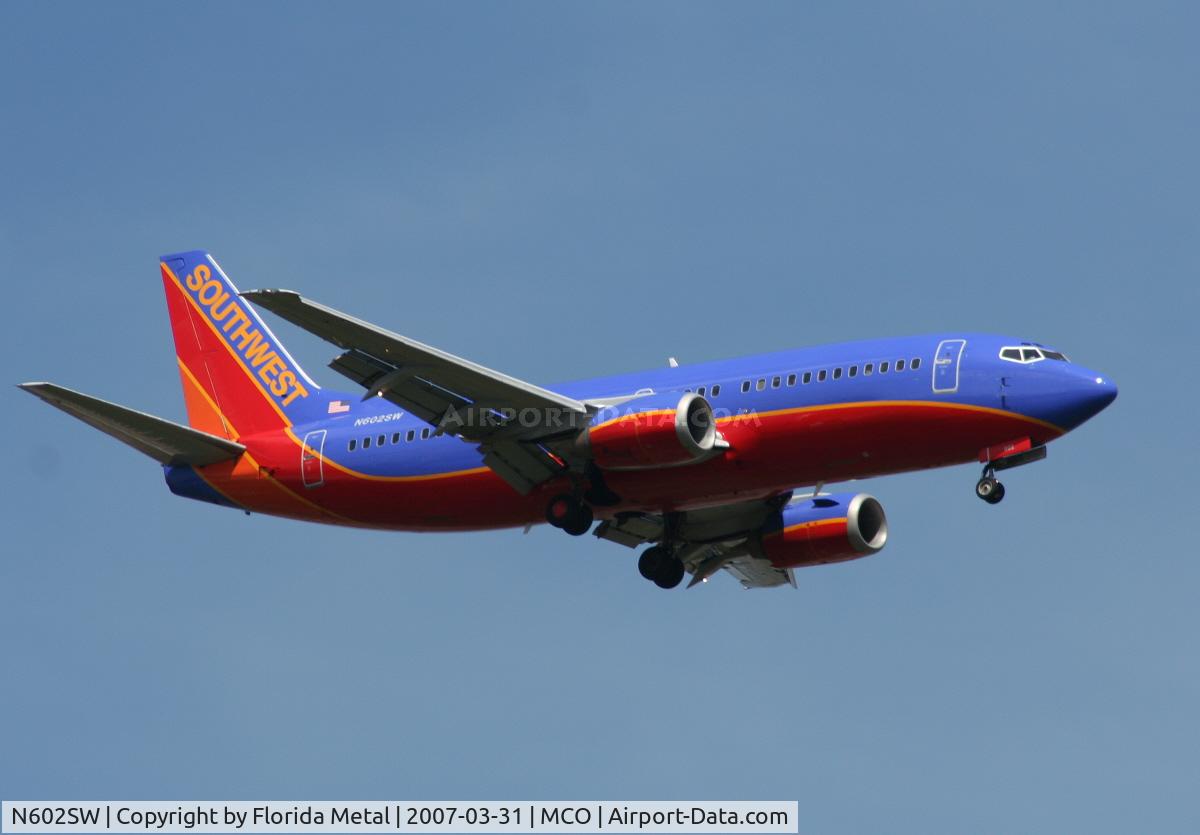N602SW, 1995 Boeing 737-3H4 C/N 27953, Southwest