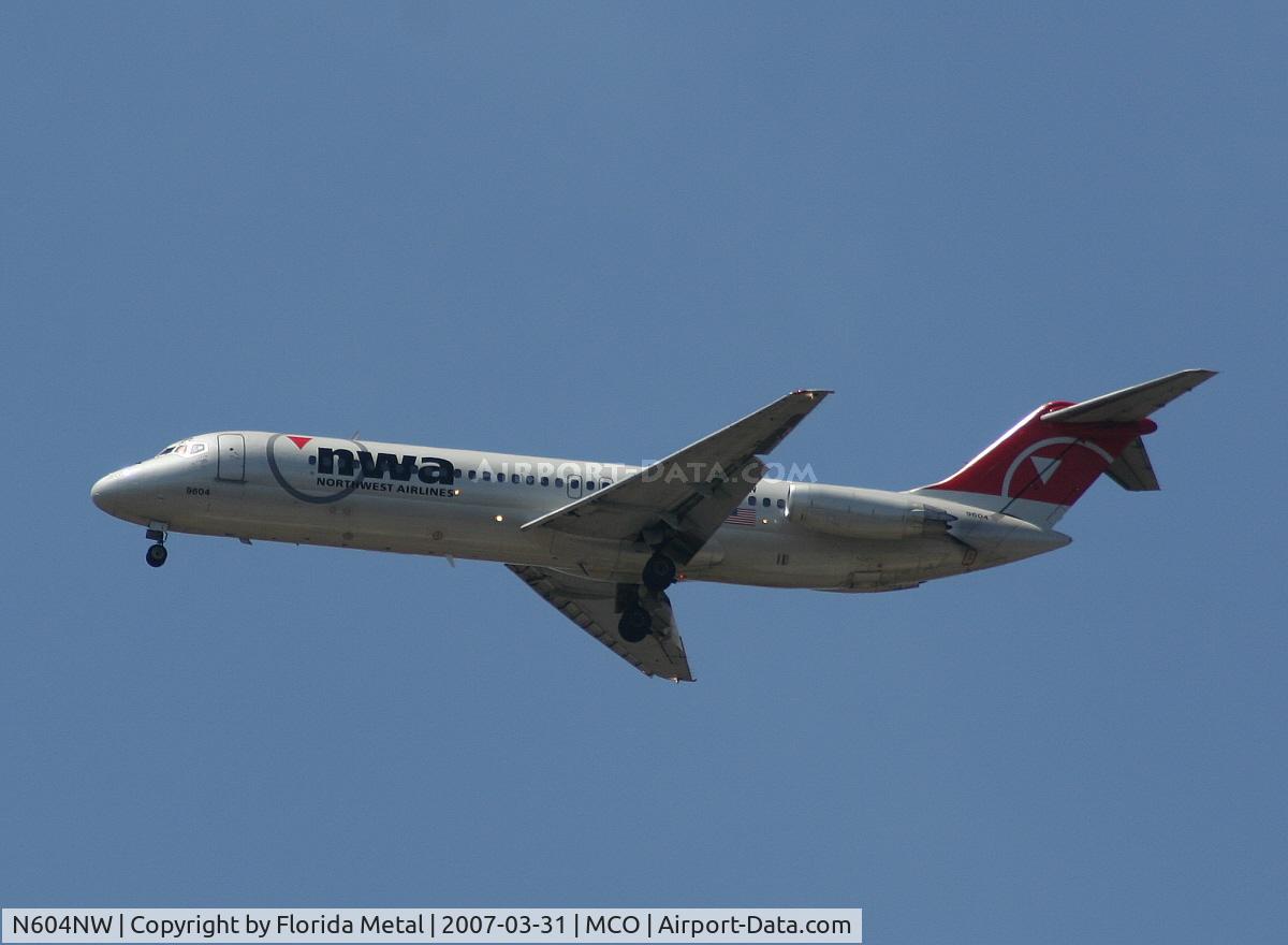 N604NW, 1968 Douglas DC-9-32 C/N 47222, Northwest
