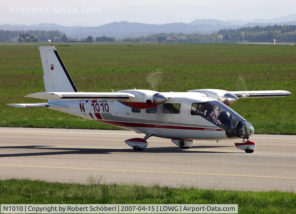 N1010, Partenavia P-68 Observer C/N 344-01/OTC, N1010 @ LOWG
