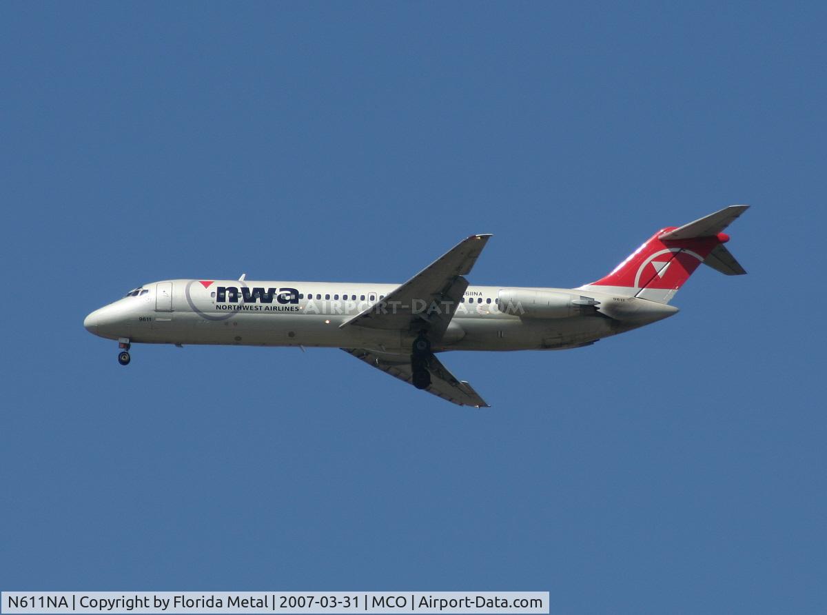 N611NA, 1969 Douglas DC-9-32 C/N 47435, Northwest