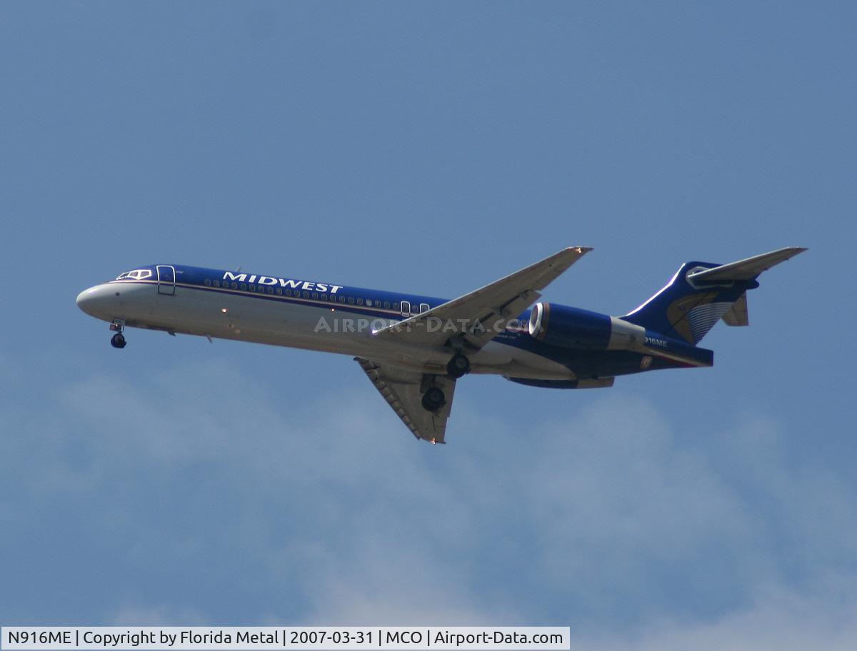 N916ME, 2004 Boeing 717-200 C/N 55178, Midwest