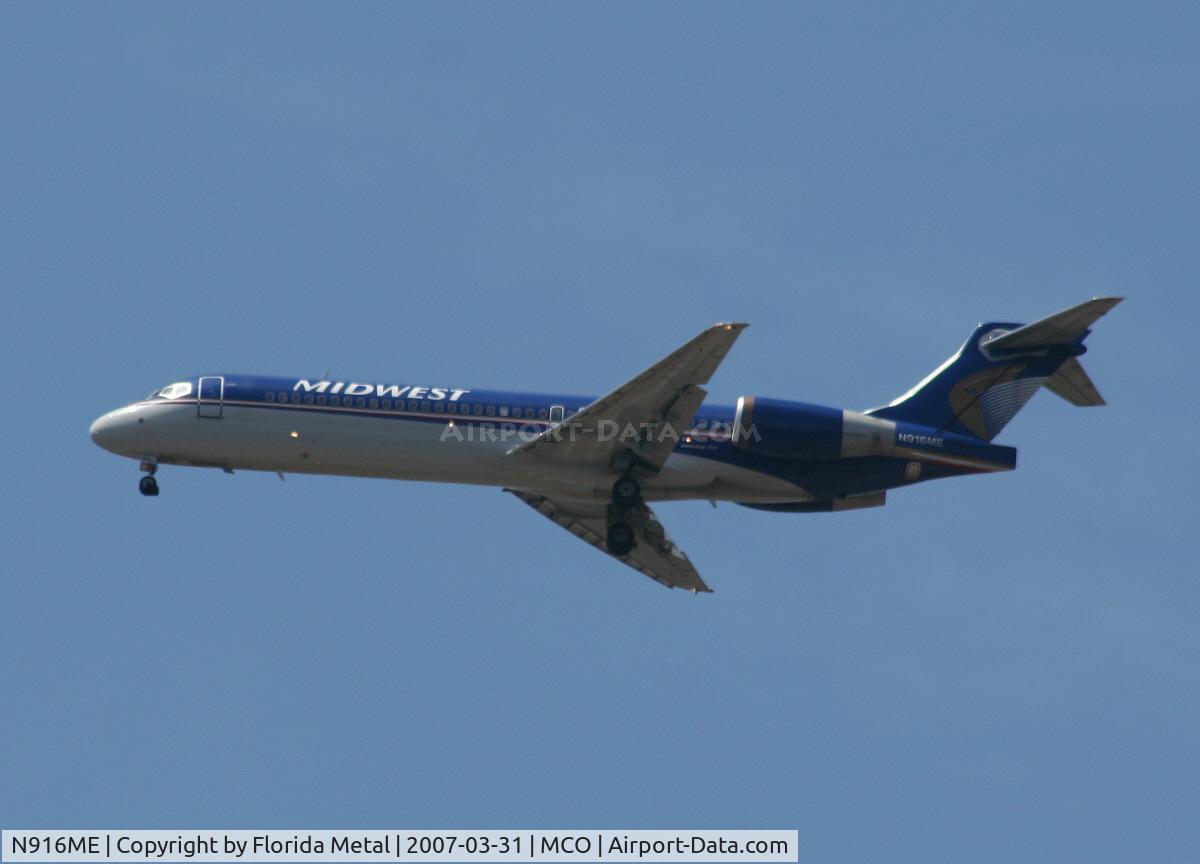 N916ME, 2004 Boeing 717-200 C/N 55178, Midwest