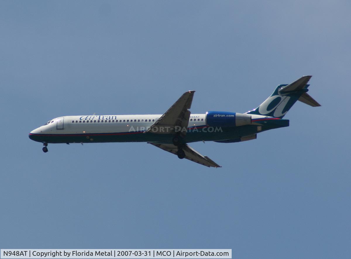 N948AT, 1999 Boeing 717-200 C/N 55011, Air Tran