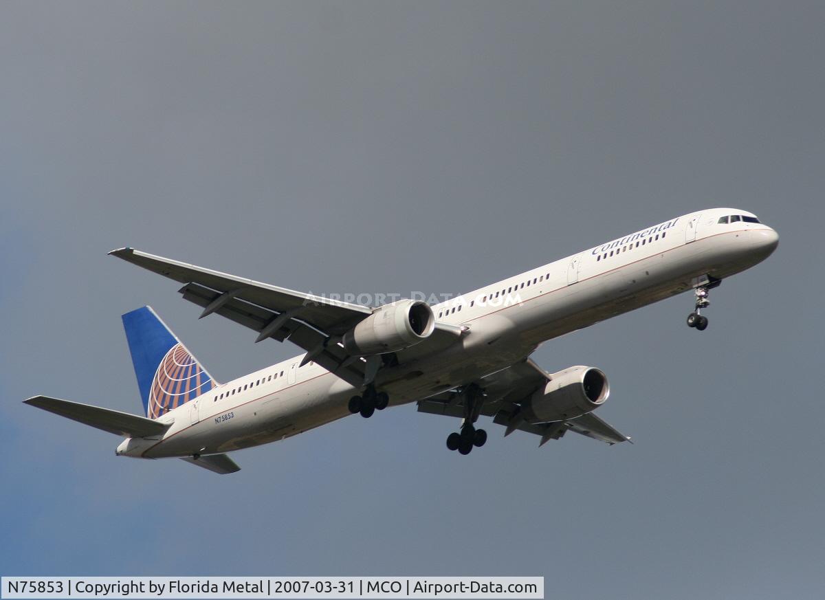 N75853, 2002 Boeing 757-324 C/N 32812, Continental