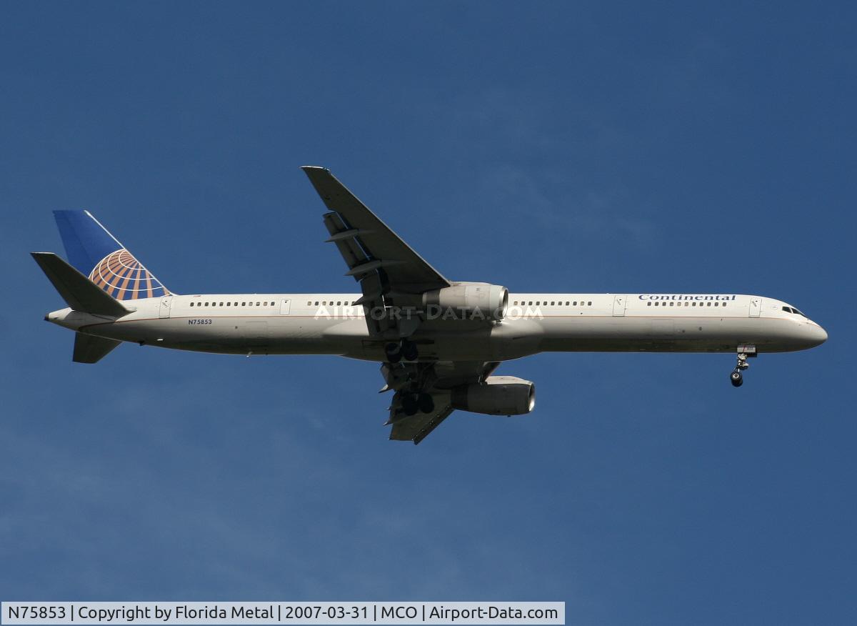 N75853, 2002 Boeing 757-324 C/N 32812, Continental