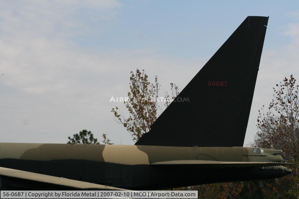 56-0687, 1956 Boeing B-52D Stratofortress C/N 464058, B-52