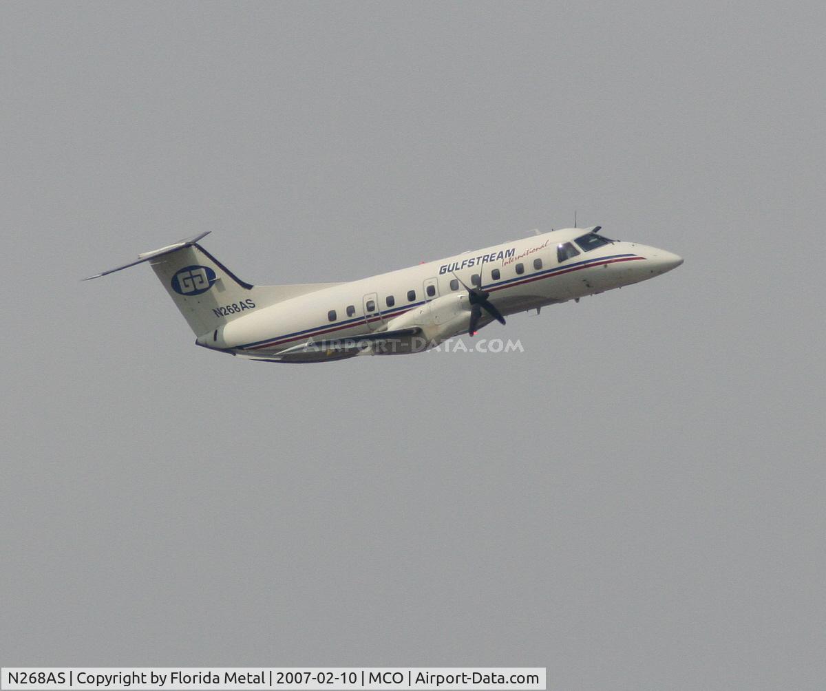 N268AS, 1990 Embraer EMB-120ER Brasilia C/N 120.202, Gulfstream