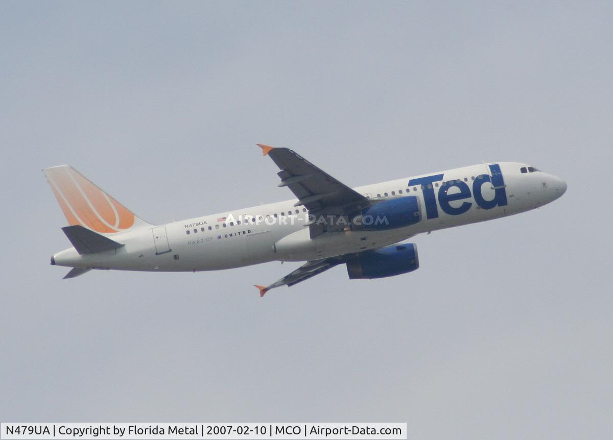 N479UA, 2001 Airbus A320-232 C/N 1538, Ted