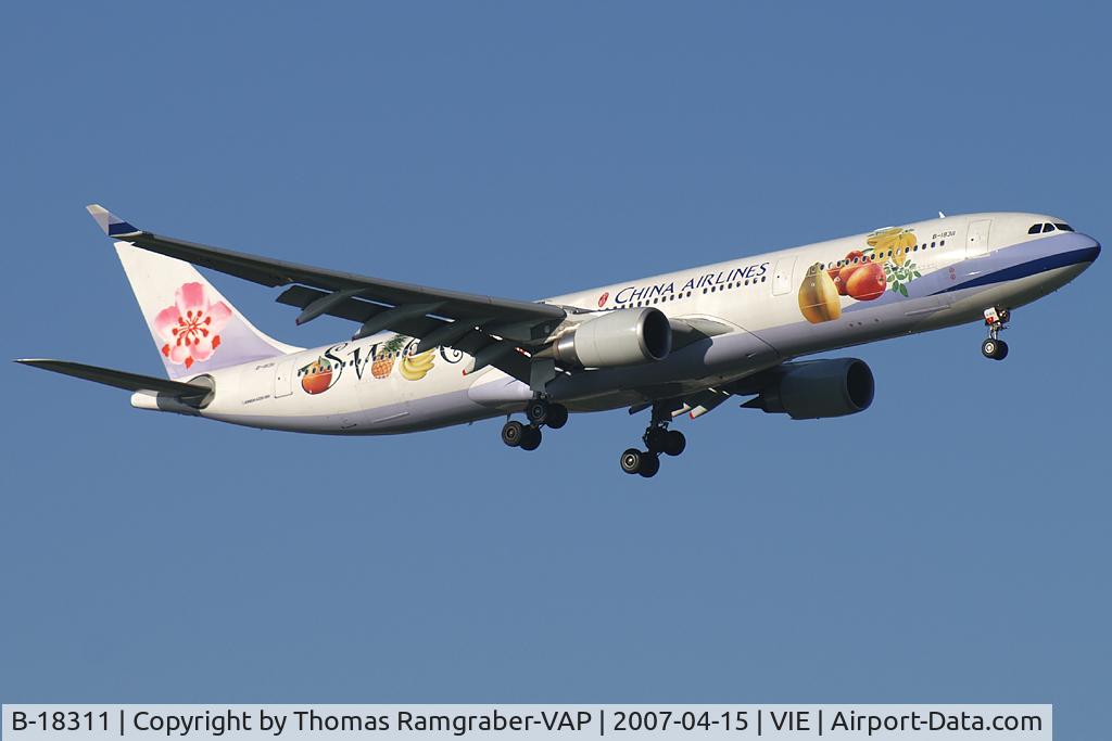 B-18311, 2006 Airbus A330-202 C/N 752, China Airlines Airbus A330-300