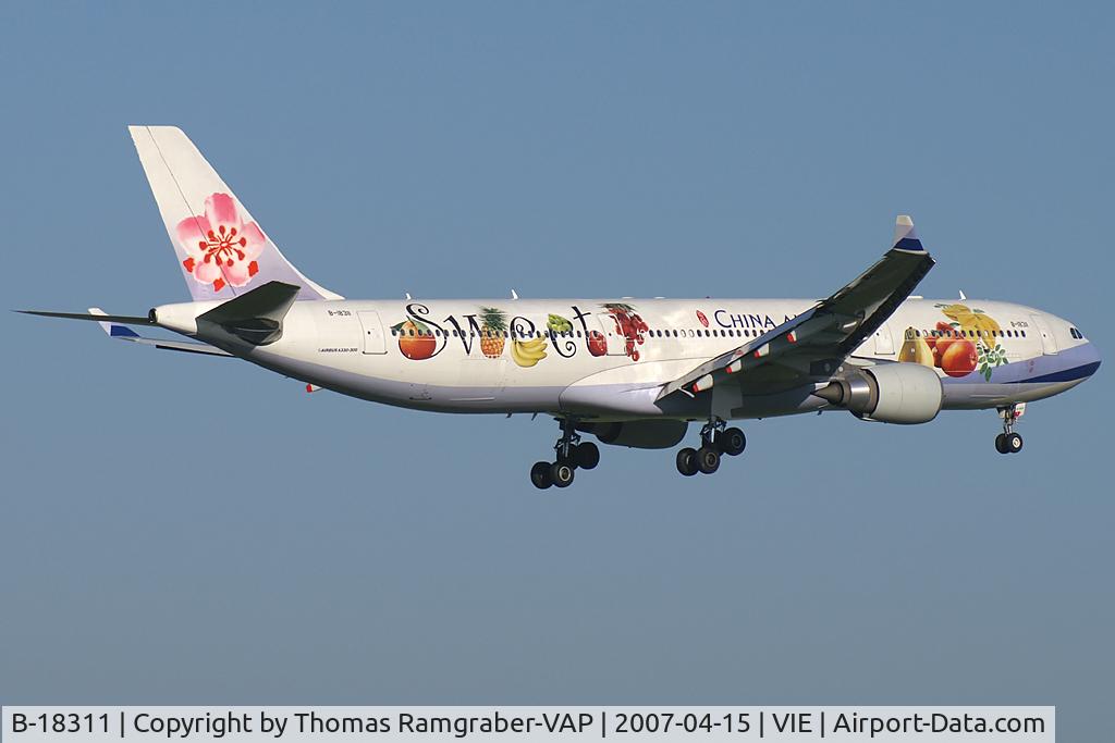 B-18311, 2006 Airbus A330-202 C/N 752, China Airlines Airbus A330-300
