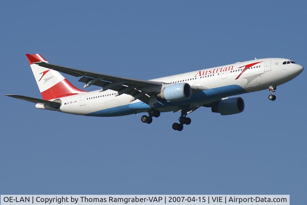 OE-LAN, 1997 Airbus A330-223 C/N 195, Austrian Airlines Airbus A330-200