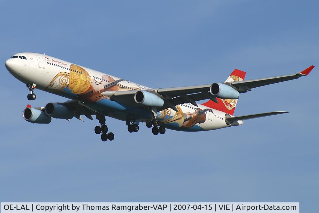 OE-LAL, 1999 Airbus A340-313 C/N 263, Austrian Airlines Airbus A340-300