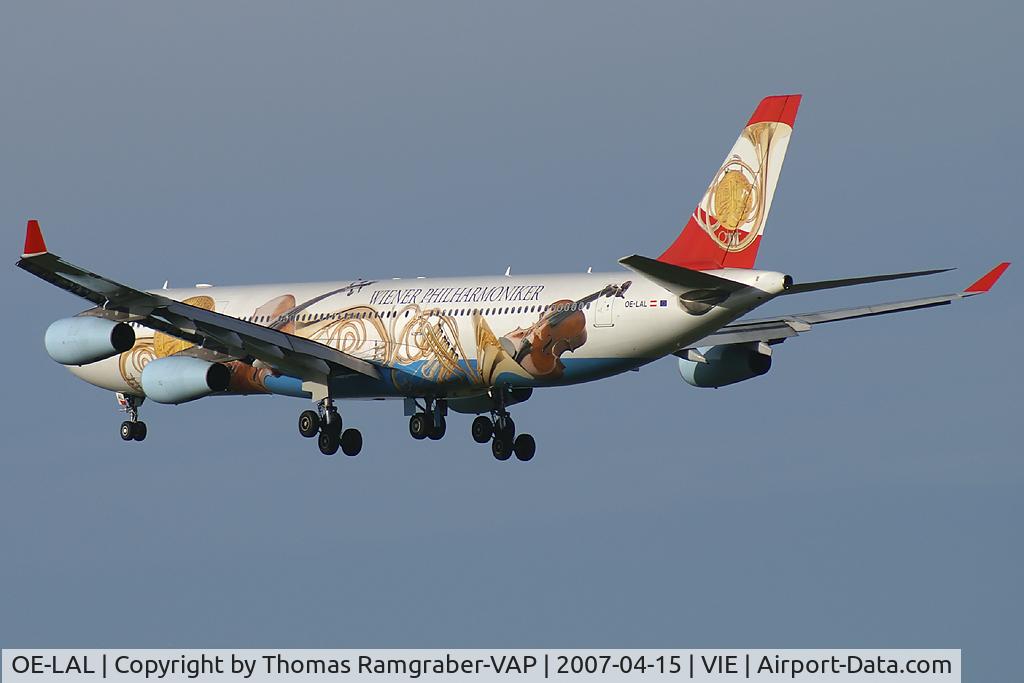 OE-LAL, 1999 Airbus A340-313 C/N 263, Austrian Airlines Airbus A340-300