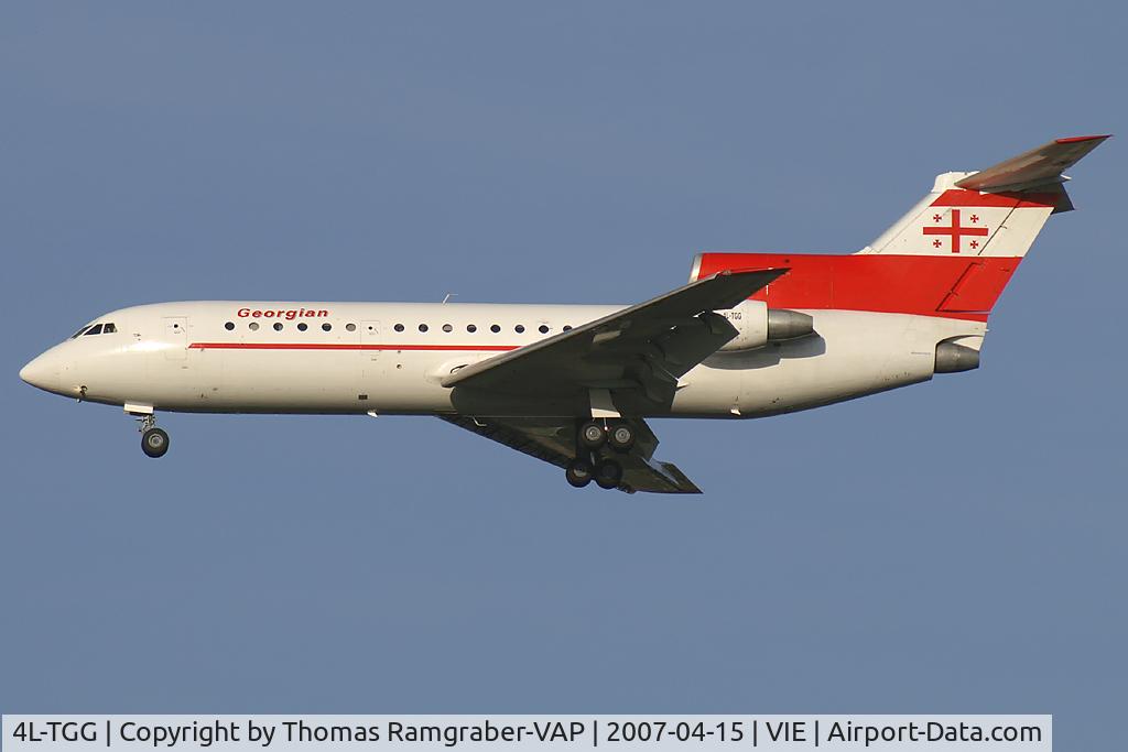 4L-TGG, 1991 Yakovlev Yak-42D C/N 4520423116579, Georgian Airlines Yakovlev 42