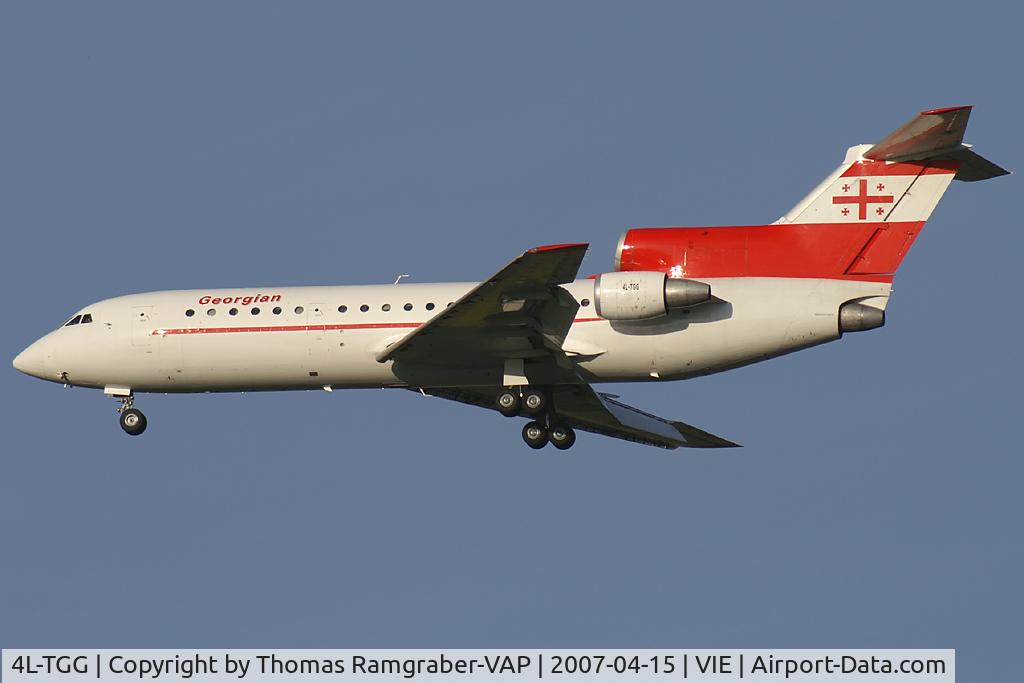 4L-TGG, 1991 Yakovlev Yak-42D C/N 4520423116579, Georgian Airlines Yakovlev 42