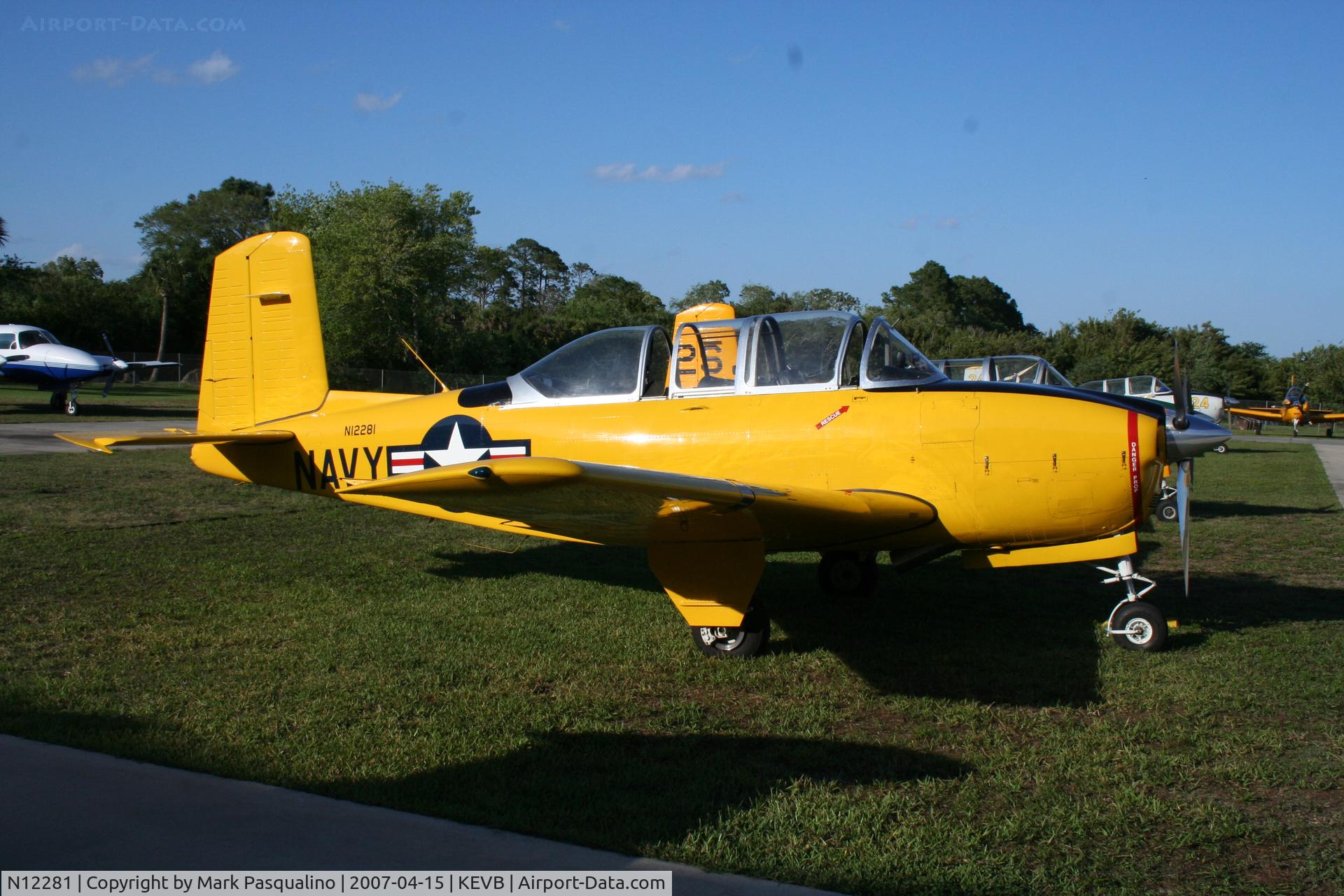 N12281, 1955 Beech T-34A (A45) Mentor Mentor C/N G-293, Beech T-34A