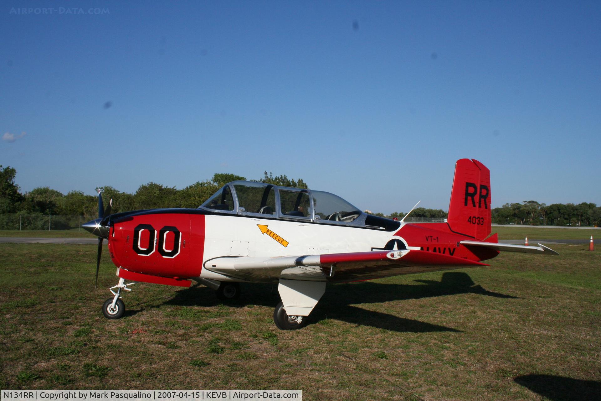 N134RR, 1957 Beech D-45 (T-34B) Mentor C/N BG-340, Beech T-34B