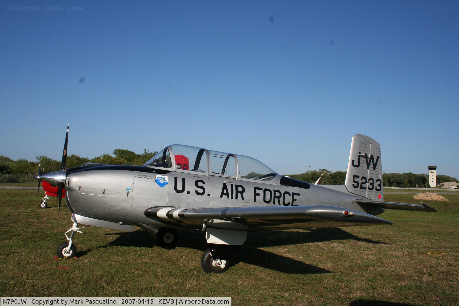 N790JW, 1955 Beech T-34A Mentor Mentor C/N G-790, Beech T-34A