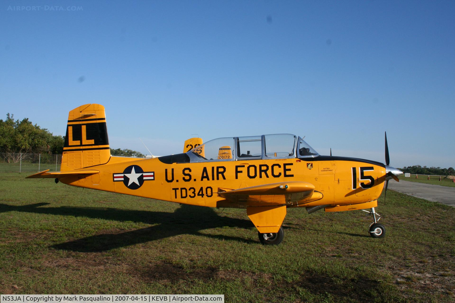 N53JA, Beech T-34A Mentor C/N G-101, Beech T-34A
