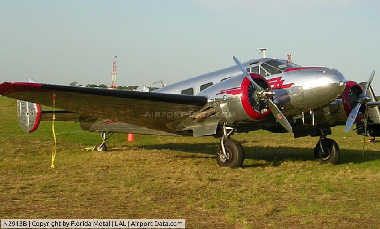 N2913B, 1953 Beech D18S C/N A-963, Beech 18