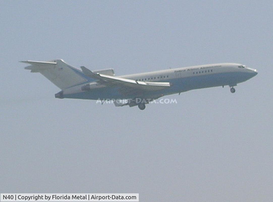 N40, 1968 Boeing 727-100 C/N 19854, FAA 727