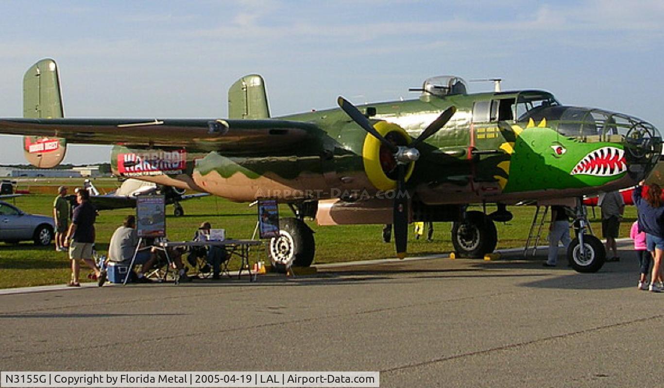 N3155G, North American TB-25N Mitchell C/N 108-34107, B-25