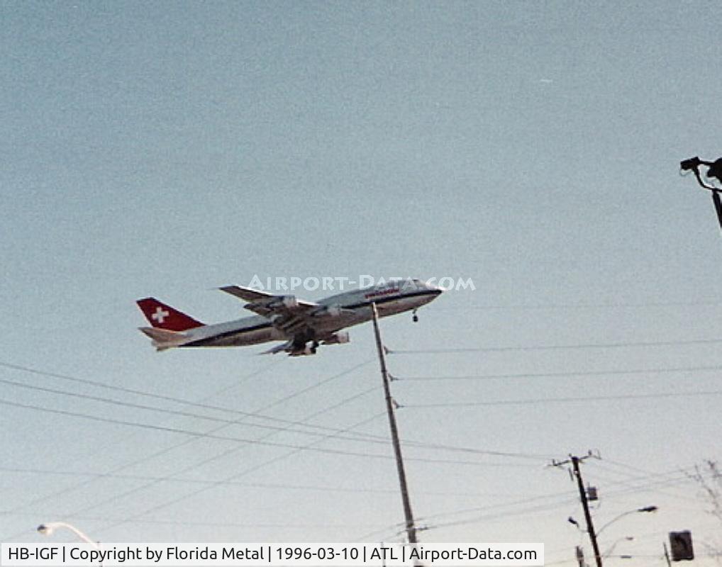 HB-IGF, 1983 Boeing 747-357 C/N 22996, Swiss Air 747-300