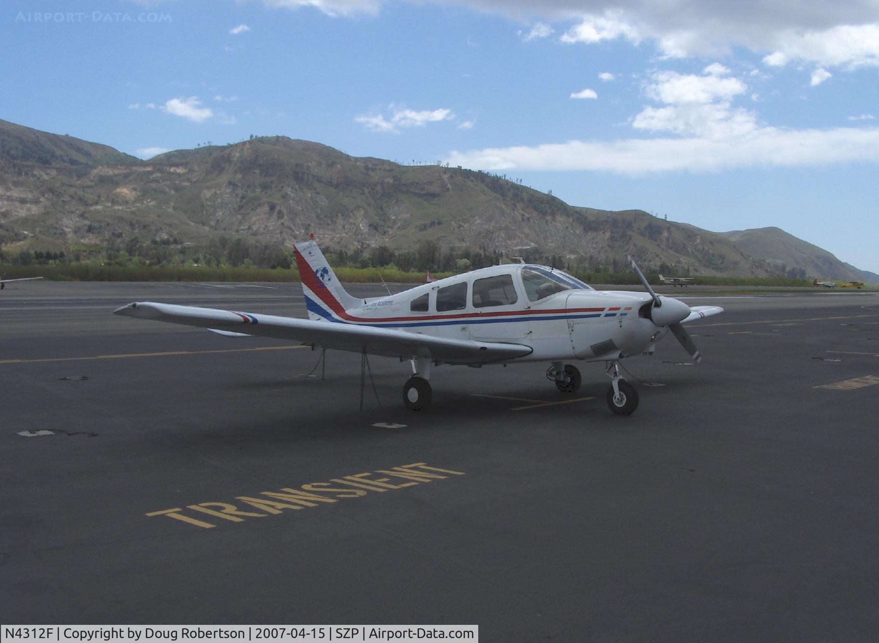 N4312F, 1977 Piper PA-28-181 Archer II C/N 287790010, 1977 Piper PA-28-181 ARCHER III, Lycoming O&VO-360 180 Hp