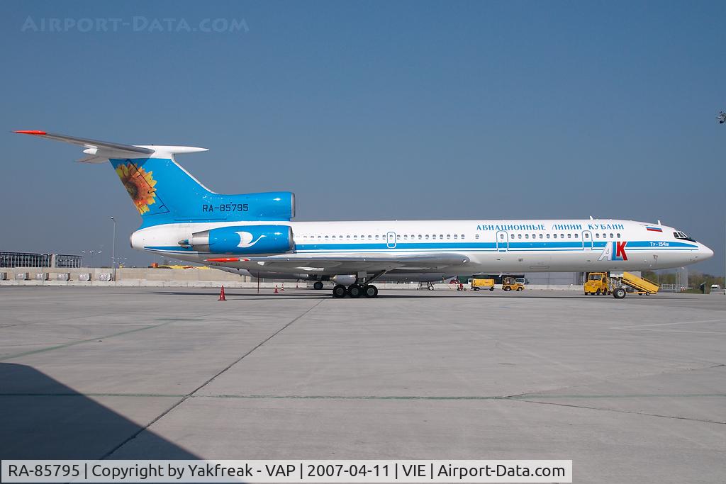 RA-85795, 1993 Tupolev Tu-154M C/N 93A979, Kuban Airlines Tupolev 154