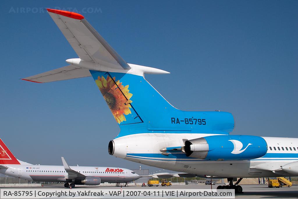 RA-85795, 1993 Tupolev Tu-154M C/N 93A979, Kuban Airlines Tupolev 154