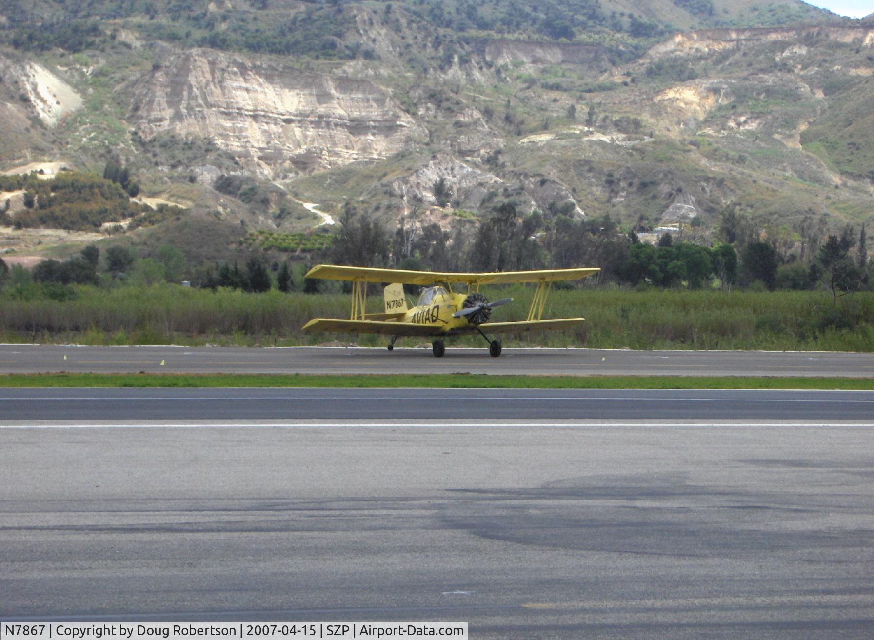 N7867, 1972 Grumman-Schweizer G-164A C/N 999, Grumman-Schweizer G-164A AG-CAT, Pratt & Whitney R-1340 600 Hp